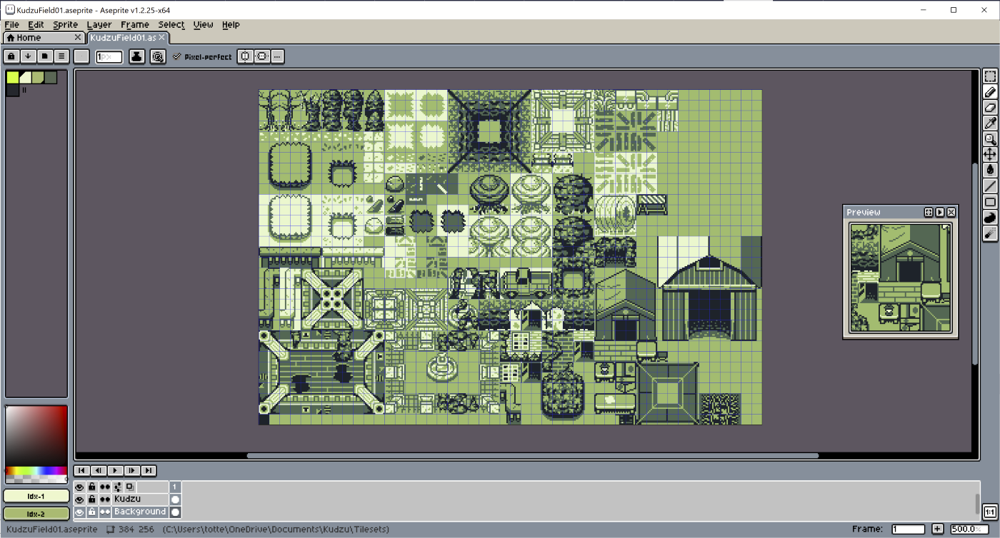 Aseprite - Docs - Tilemap