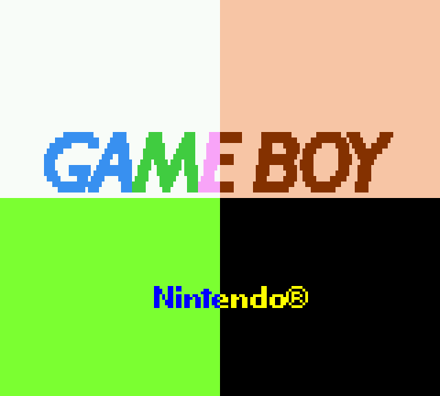 Game Boy / GBC - System Bios (Game Boy Color) - Startup Logo - The Spriters  Resource